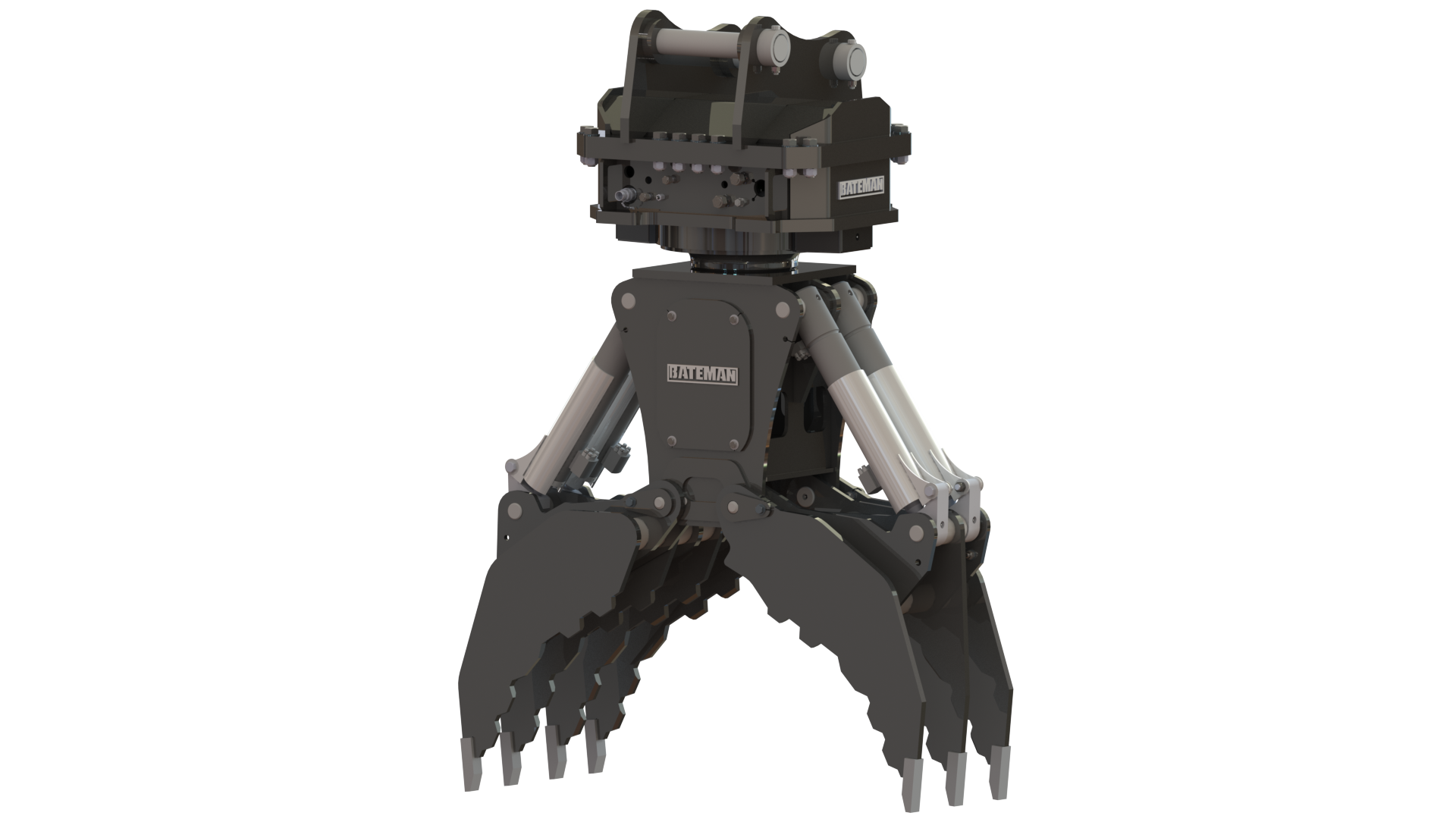 Bateman Wood Pulverizer Grapple - BWPG