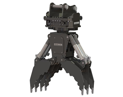 Bateman Wood Pulverizer Grapple